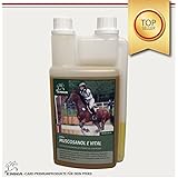Reiskeimöl Pferd + Vitamin E für Muskelaufbau, Zusatzfutter für Pferde-Premium Qualität EMMA-Care 1L