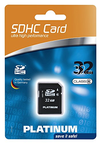Platinum 32 GB Class 6 SDHC Speicherkarte