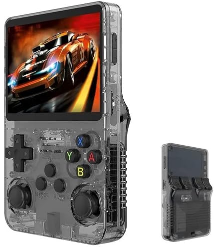 Console De Jeu Portable R36S - Écran IPS 3,5 Pouces - 128 Go - 20000+ Jeux - Batterie 2500 MAh