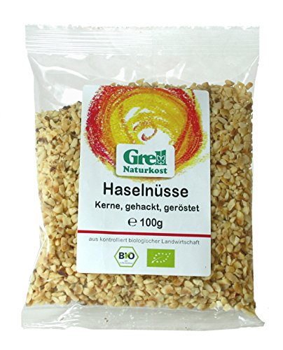 Preisvergleich Produktbild Grell - Bio Haselnüsse gehackt - 100g