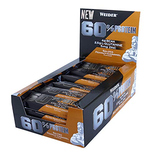 Weider 60% Proteine Bar, Arachidi-Caramello