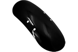 HCmotorku Parafango anteriore corto per Harley Forty Eight 48 XL1200X 2010-2022, Ferro, Nero lucido