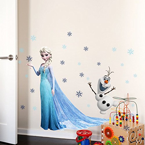XXL Sticker Eiskönigin Frozen Elsa Olaf - 4