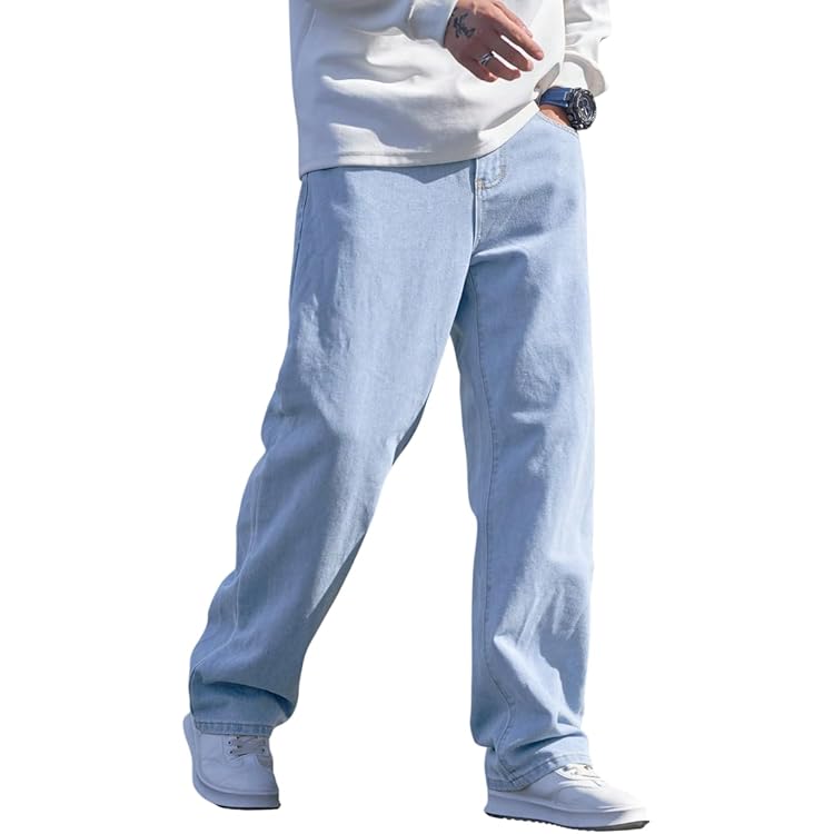 AFT Torpedo Men Joker Series LightSkyBlue Jeans / Loose Fit Baggy