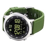 kxcd Bluetooth Smart Watch EX18 Bluetooth 4.0 Smart Watch 5 ATM wasserdicht kompatibel mit Android iOS System Smartwatch Schrittzähler Schwimmen Sleep Monitor Call SMS Reminder Armbanduhr.