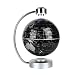 Produktbild Magnetische Schweben Floaten Weltkarte Globus, 8 " Rotierende Erde Globus Kugel mit Led Display Stütze - Geografie Bildungs Kinderspielzeug Geschenk für Kind (Schwarz)