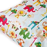 Baby Wasserdichtem Reißverschluss Wiederverwendbare Stoff Wickeltasche Snap Tote Bunte Tiere Muster - 7