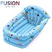 INFLATABLE BABY CHILDRENS KIDS BATH TUB TRAVEL INFANT WASHING WASH TUB PINK BLUE FUSION(TM)