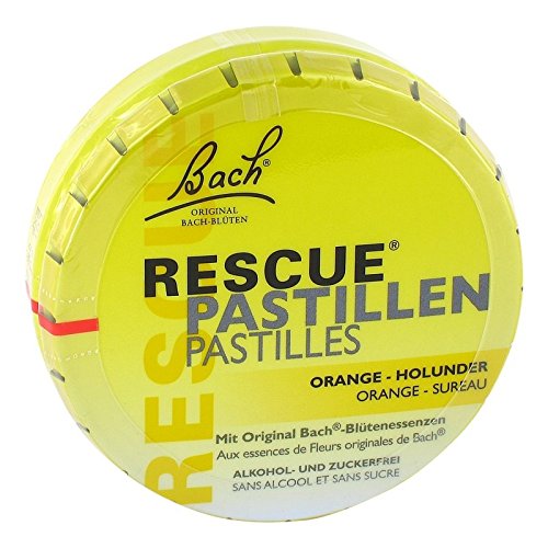 Bach Original Rescue Pastilles orange-elderflower 50 G