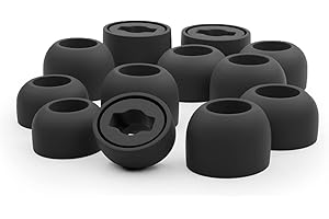 Okuli 12 x Silikonowe Końcówki Douszne Kompatybilny z Samsung Galaxy Buds Pro 1 Słuchawki w Czerni