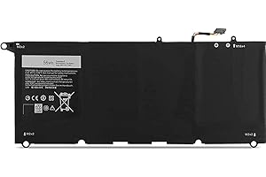 AKKEE 90V7W Laptop Battery Compatible with Dell XPS 13 9343 9350 13-9350-D1508 13-9350-D1608 13D-9343-1508 13D-9343-1608T Series 0N7T6 5K9CP DIN02 RWT1R JHXPY 7.6V 56Wh