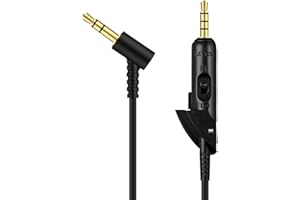 TOBYSOME QC15 Replacement Audio Cable Cord Line Compatible with Bose QC15 QuietComfort 15 QC2 Headphones