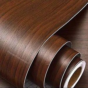 Univocean Multipurpose Wooden Wall Paper for Furniture, 3D PVC Embossed Washable Wallpaper for Living Room Stickers (Vinyl Stickers, 500 x 45 cm)