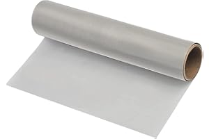 Jetisva 100 Mesh Extra Fine Wire Mesh Roll 30 * 100cm Fine Metal Mesh Sheet 304 Stainless Steel Woven Wire Mesh Bendable Insect Rodent Proof Mesh Dust Filter for Craft Home Kitchen 12x40 Inch