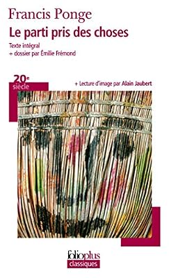 Folio le parti pris des choses