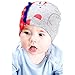 Wawoo®Infant Baby Beanie Hat Soft Cotton Sleeping Cap + Triangle Neckerchief Bandage Girls/Boys 3-24 Months Cartoon Horse