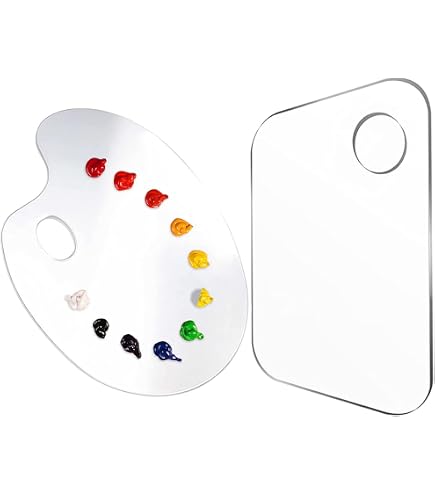 Palette En Bois Ovale 20 X 30 Cm - Neuf, Pour Peinture, Déco Ou Présentation