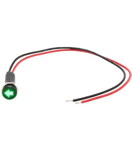 6 Grüne LED Metall-Blinkleuchten 12 Mm, 12-24V, Wasserdicht, Mit 150 Mm Kabel Und 10 Verdrahtungskappen – Für Auto, LKW, Boot LKW Boot LED 6 Grüne LED Metall-Blinkleuchten 12 Mm, 12-24V, Wasserdicht, Mit 150 Mm Kabel Und 10 Verdrahtungskappen – Für Auto, LKW, Boot LKW Boot LED