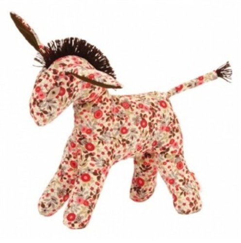 Imagen principal de Käthe Kruse 83104  - Burro floral de color beige
