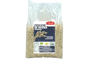 STELLA EVOLUZIONE ALIMENTARE Stella Fiocchi di Avena Integrali BIO - 2 confezioni da 2kg | Confezione Risparmio | Formato Convenienza !