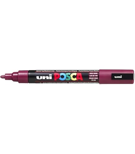 uni-ball Marcatore Uni Posca con Ampia Punta a scalpello