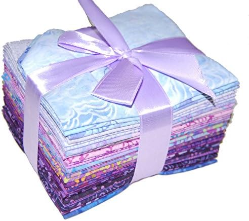 MANJU FABRIC Real Indonesian Batik Fat Quarter Patches - 20" x 22" x 20 patch