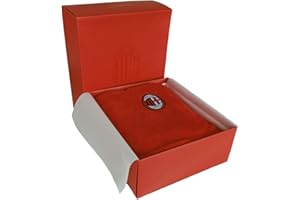 hermet A.C. Milan Unisex, offizielle Kollektion, kariert, Rot, 130 x 160 cm