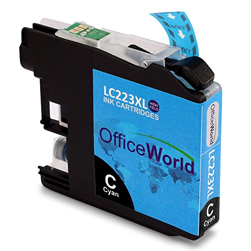 OfficeWorld Kompatible Patronen Ersatz für LC223 XL Tintenpatronen Hohe Kapazität Kompatibel für DCP-J4120DW J5620DW MFC-J480DW J680DW J880DW J4420DW J4620DW J4625DW J5320DW J5620DW J5625DW J5720DW Drucker (1 Cyan, 1 Magenta, 1 Gelb) - 4