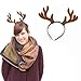 Produktbild Oblique-Unique® Rentier Geweih auf Haarreif I Elchgeweih I Rehkostüm I Fasching Karneval Party Verkleidung