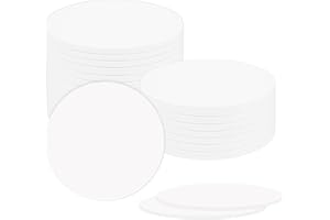 BOHUIZ 20 sztuk NFC Tags, 25 mm, samoprzylepne naklejki NFC do ponownego zapisania, karty Ntag215, kompatybilne z TagMo i Amiibo (białe)