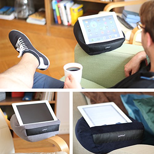 padRelax casual Marineblau Tablet Halter bis 10.5 Zoll, made in Germany, für Bett, Sofa, Tisch und jedes Apple iPad, Samsung Galaxy Tab, eReader, Buch,.. - 2
