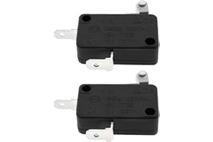 YINETTECH Lot de 2 micro-interrupteurs pour accélérateur de voiturette de golf 16 A 250 V 10896 25861G01 25861-G01 KW7-0 Compatible avec EZGO Electric 1994-Up TXT PDS DCS