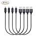 Produktbild iPhone Ladekabel Lightning Kabel kurz (4stk, 30cm) usb auf Lightning Kabel set Nylon umflochtene USB Kabel Datenkabel für iphone8,7,7plus,6,6s,6plus,5,5s,se,ipod,ipad,ipod nano,ipad air usw.