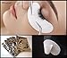 10 pairs Lint Free Under Eye Patch for Semi Permanent Eyelash Extensions- Silver Bags