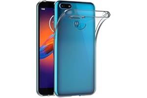 AICEK Funda Compatible Moto E6 Play, Transparente Silicona Fundas para Motorola Moto E6 Play Carcasa Silicona Funda Case (5,5 Pulgadas)