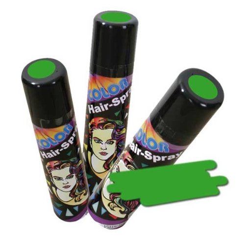 FASCHING 30109 Hairspray color grün, Haarspray mit Farbe NEU/OVP