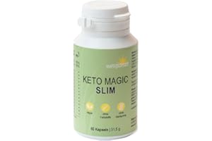 WELLPURSAN GMBH Wellpursan Keto Magic – 60 Stück pflanzliche Keto Diet Kapseln, Stoffwechsel Komplex für ketogene Diät mit Appetithemmer Grüntee-Extrakt, Grüner Kaffeesamen-Extrakt, Capsaichin & Riboflavin