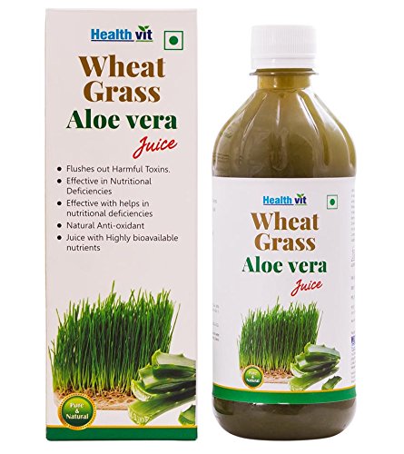 Healthvit Wheat Grass Aloevera Juice - 500 ml RS.219 (56.00% Off) - Amazon