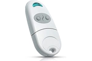 Telecomando per Porta del Garage, PingGoo per Apriporta, Trasmettitore Portachiavi Portatile, Door Remote Control per CAME's TOP 432NA/432EE/432 EV/432 M (1, Bianco)