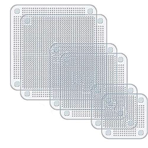 HUI JIN Lot de 8 couvercles Alimentaires réutilisables en Silicone