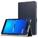 Produktbild MoKo Huawei MediaPad M3 Lite 8.0 Hülle - PU Leder Ständer Tasche Schutzhülle Schale Smart Case mit Stift-Schleife und Standfunktion für Huawei MediaPad M3 Lite 8.0 Zoll Tablet-PC, Marineblau