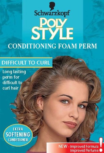 Schwarzkopf Poly Style Conditioning Foam Perm For Difficult To Curl Hair