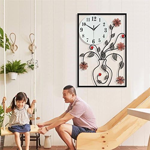 TOYM-Large living room wall clock creative fashion decorative modern European minimalist bedroom Mute Quartz wall clock