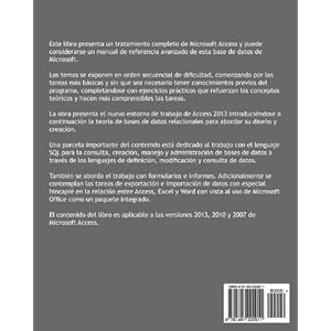 ACCESS AVANZADO Versiones 2013/2010/2007 Ejemplos y ejercicios paso a paso