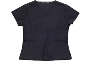 WORK TEAM Workteam Casaca Sanitaria Entallada Mujer, Tejido Elástico. Camisa Médico, Enfermera, Dentista, Estética, Veterinaria.