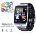 Produktbild Pandaoo dz09 Bluetooth Smart Watch mit Kamera für Samsung, HTC, Sony und andere Android Smartphone Schrittzähler Fitness Sleep Monitor Anti-Lost Freisprecheinrichtung Call Nachricht Fernbedienung Benachrichtigt, (schwarz)