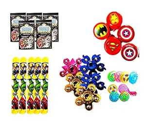 Birthday Popper Superhero Avengers Potpourri Khoi/ Pinata fillers/ Birthday Return Gifts for Boys , Girls, Kids of All Age Group
