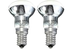 CENPEK 2 Pack 40W E14 R50 Ses Ampoule Réflecteur Dimmable Doré Petit Edison Bouchon Vis,Spot Ampoules Halogènes Lumière Chaude 2700K