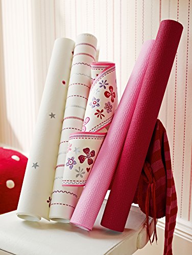 Esprit Home Bordüre Girls Dreams Vlies 5,00 m x 0,13 m rot lila weiß Made in Germany 941273 94127-3 - 5