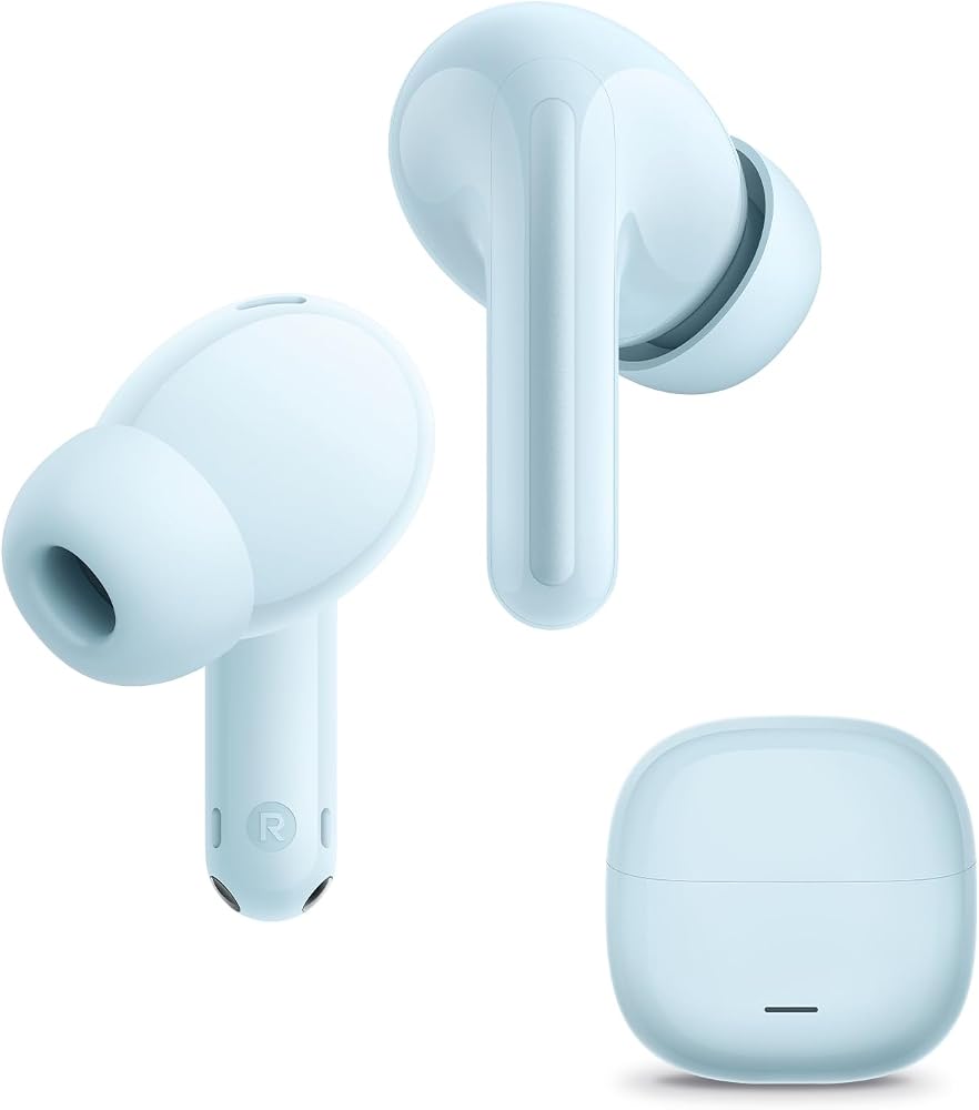 Xiaomi Redmi Buds 8 Lite Blue Kablosuz Bluetooth Kulaklık, 42dB Aktif Gürültü Engelleme, Yapay Zeka Gürültü Azaltma, 36 Saat Pil Ömrü, Mavi